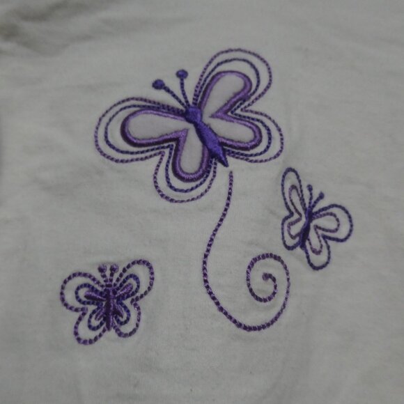 KLOZ FOR KIDS | size 3 | 100% Cotton | Embroidered Butterfly Front Long Sleeve - Picture 9 of 15
